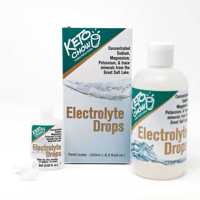 Keto Chow Electrolyte Drops - Electrolytes for Fasting and Ketosis